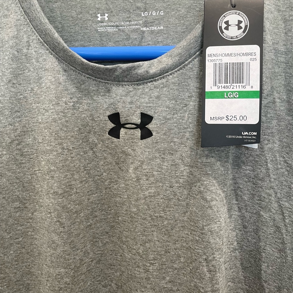 COPY - New gray men’s Under Armour t-shirt. - Picture 2 of 4